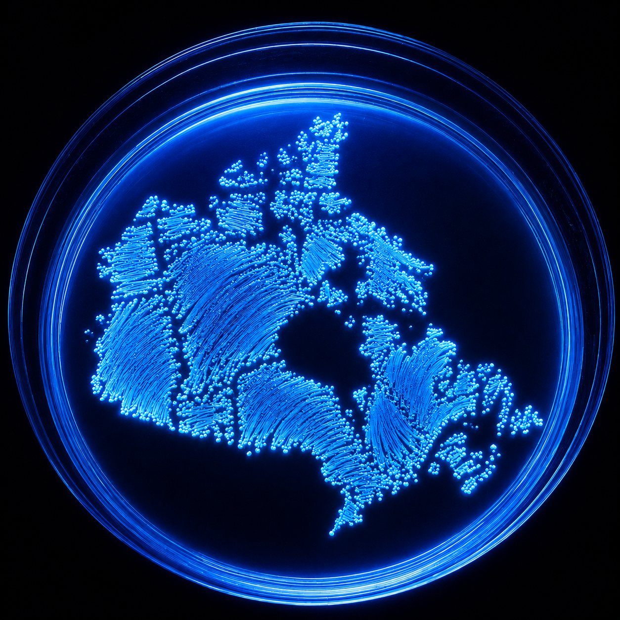 Bacterial plate